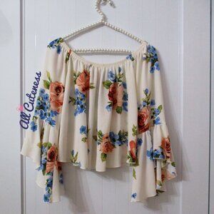 Mikey & Joey Floral Top Size M